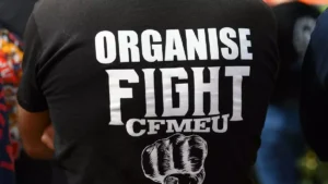 CFMEU protests