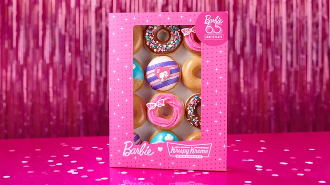 krispy kreme barbie doughnuts